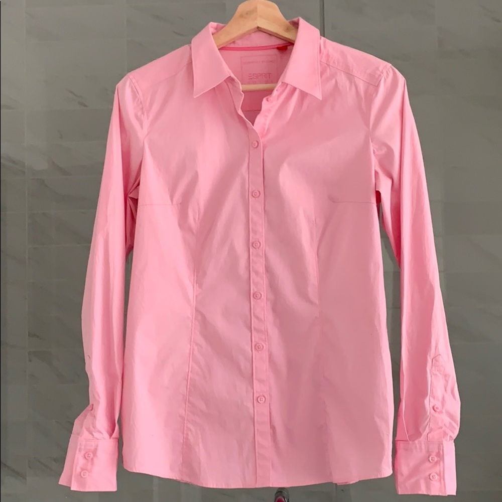 Vintage Esprit | Pink button up shirt